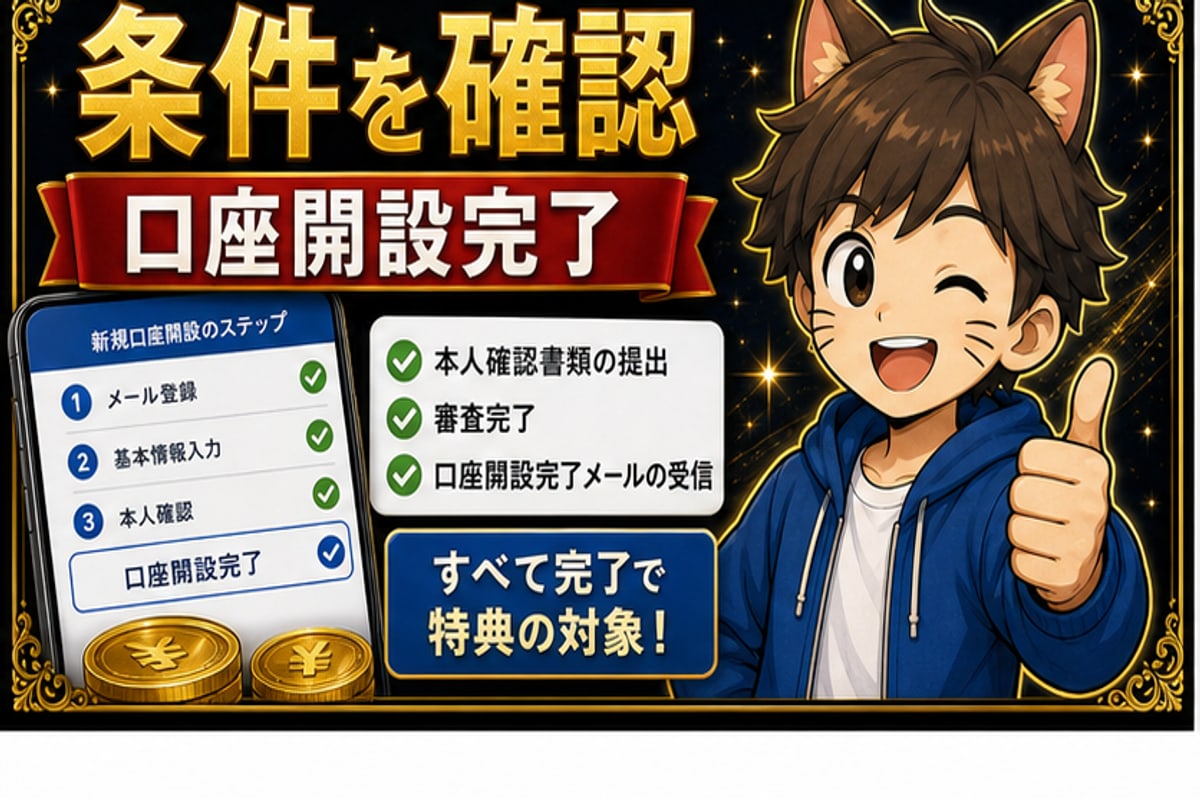 1,000円特典の手順